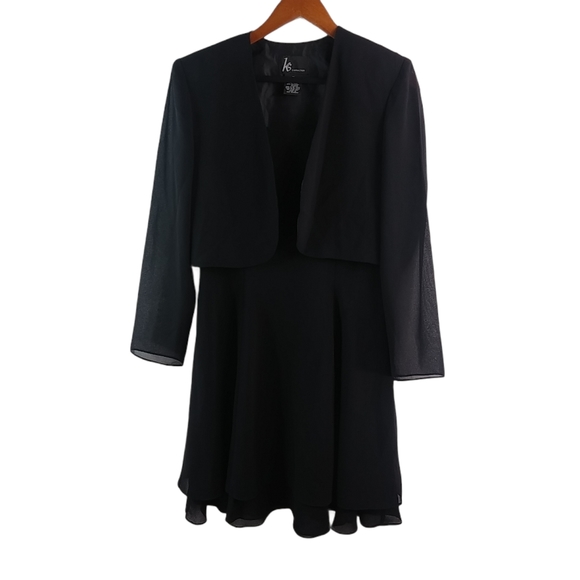 KS Collection Dresses Ks Collection Black Dress Jacket Set Funeral